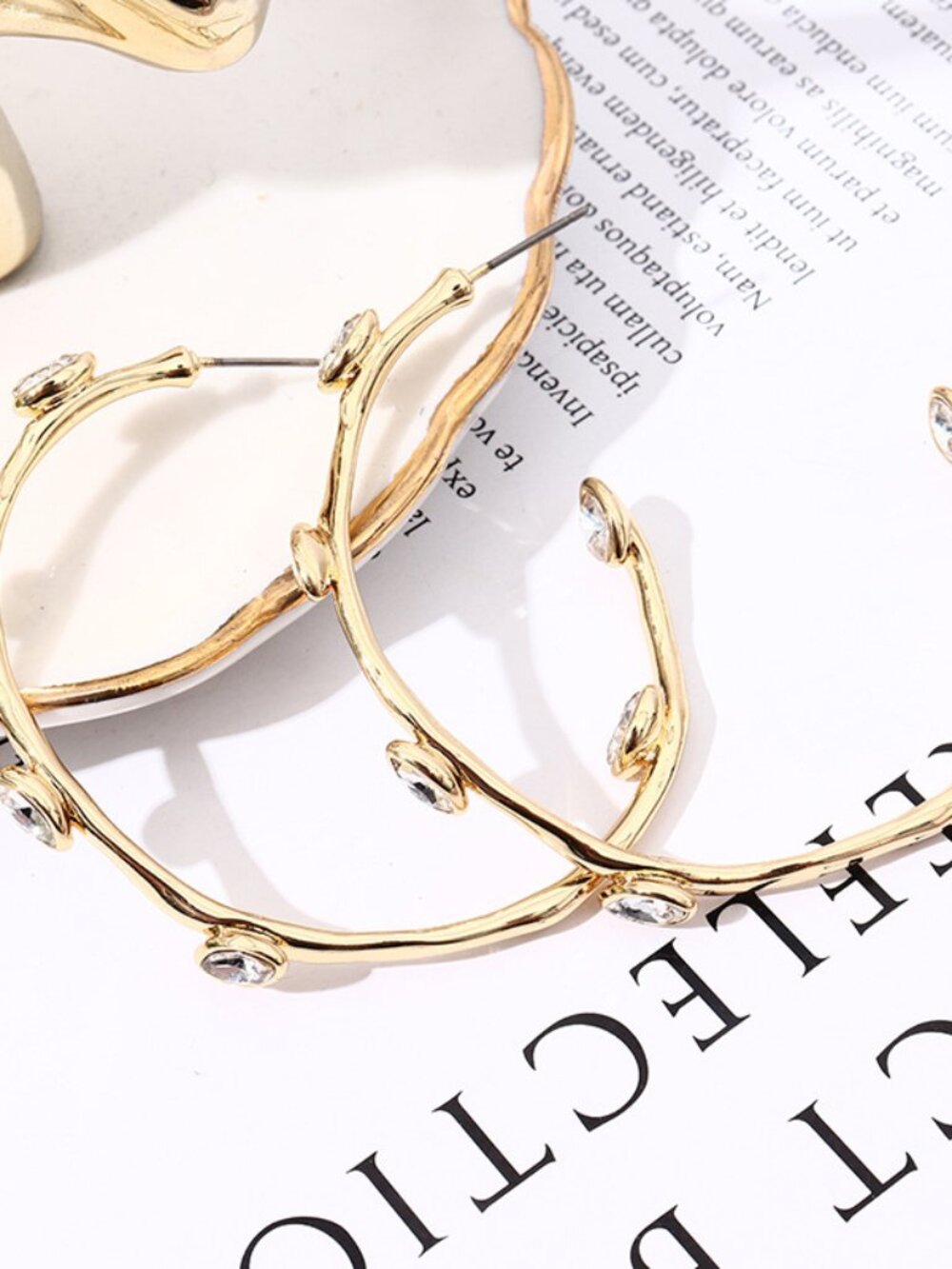 Alexis Bittar Geometric Shape Stud Earrings
